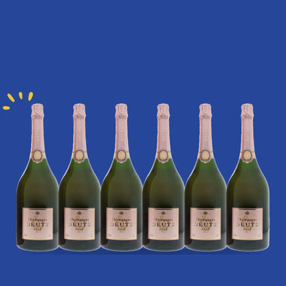 Carton de 6 bouteilles Deutz Brut Rosé Magnum
