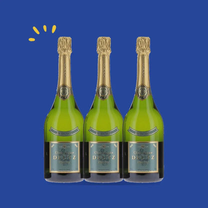 Lot de 3 bouteilles Deutz Demi-Sec