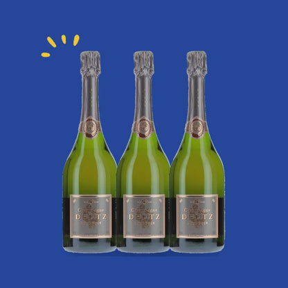 Lot de 3 bouteilles Deutz Rosé Millésimé 2019