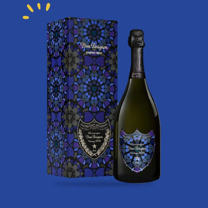 Dom Pérignon Vintage 2018 Damien Hirst avec son étui, édition limitée