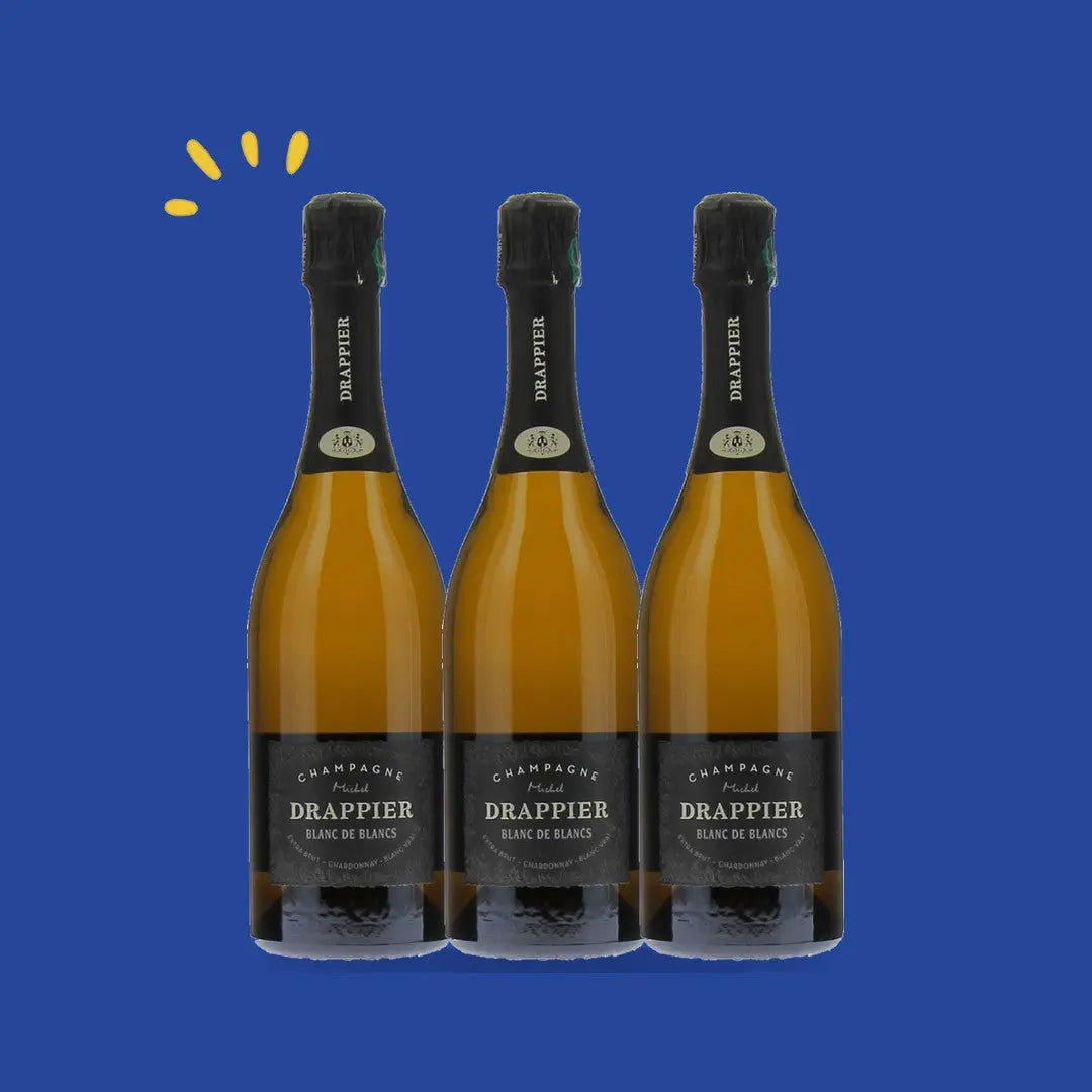 Lot de 3 bouteilles Drappier Blanc de Blancs