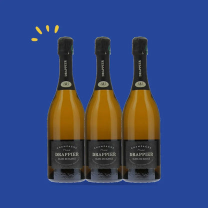 Lot de 3 bouteilles Drappier Blanc de Blancs