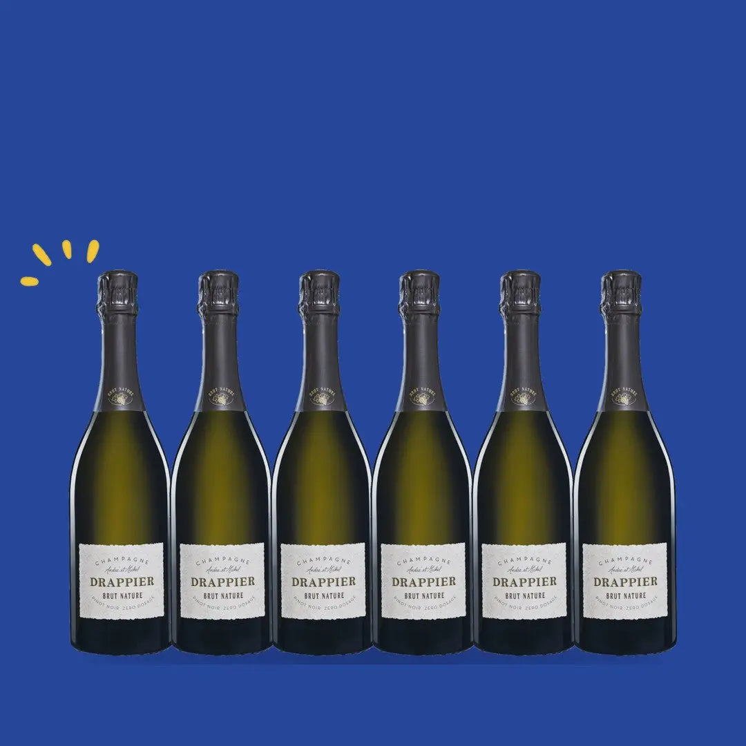 Carton de 6 bouteilles Drappier Brut Nature