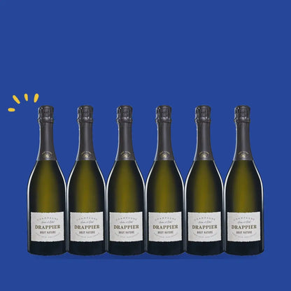 Carton de 6 bouteilles Drappier Brut Nature
