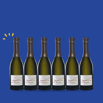 Carton de 6 bouteilles Drappier Brut Nature Sans Ajout de Soufre