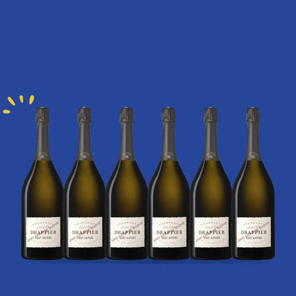 Carton de 6 bouteilles Drappier Brut Nature Sans Ajout de Soufre Magnum