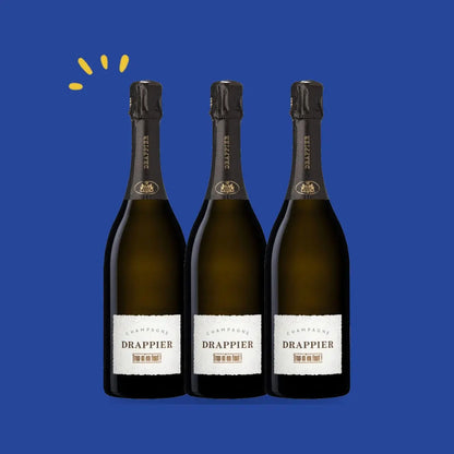 Lot de 3 bouteilles Drappier Brut Nature Trop m'en Faut ! Fromenteau