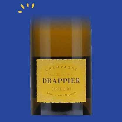 Étiquette du champagne Drappier Carte d'Or Demi-Sec