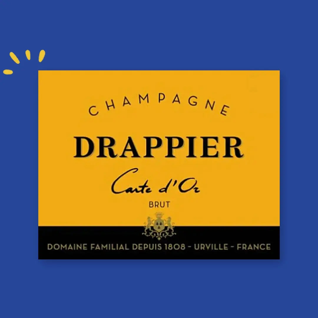 Drappier Carte d'Or, étiquette
