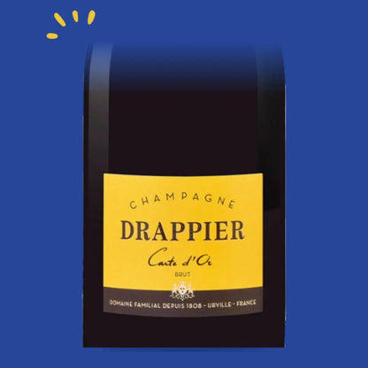 Étiquette du champagne Drappier Carte d'Or Magnum