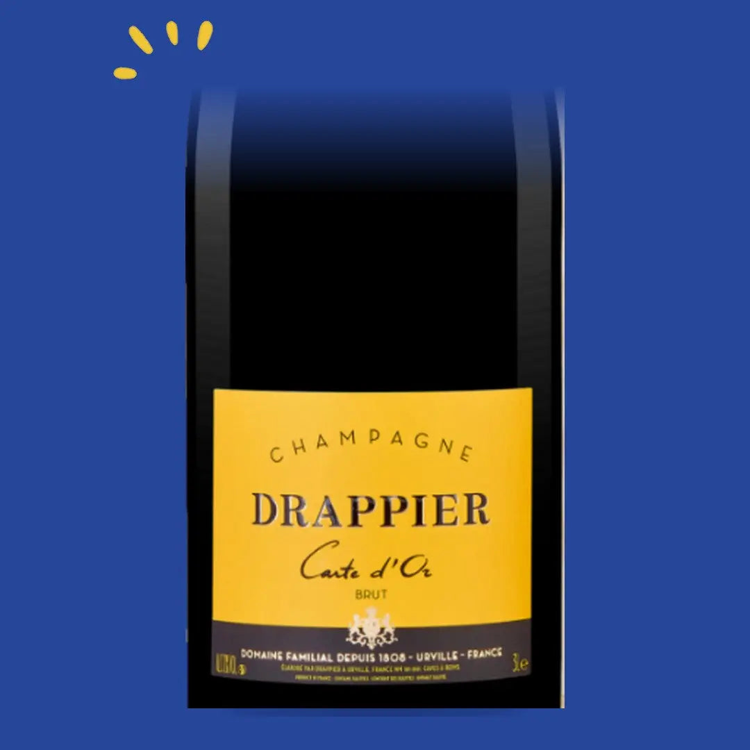 Étiquette du champagne Drappier Carte d'Or Mathusalem