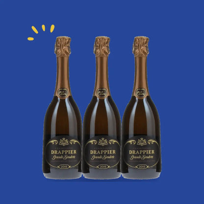 Lot de 3 bouteilles Drappier Grande Sendrée 2015