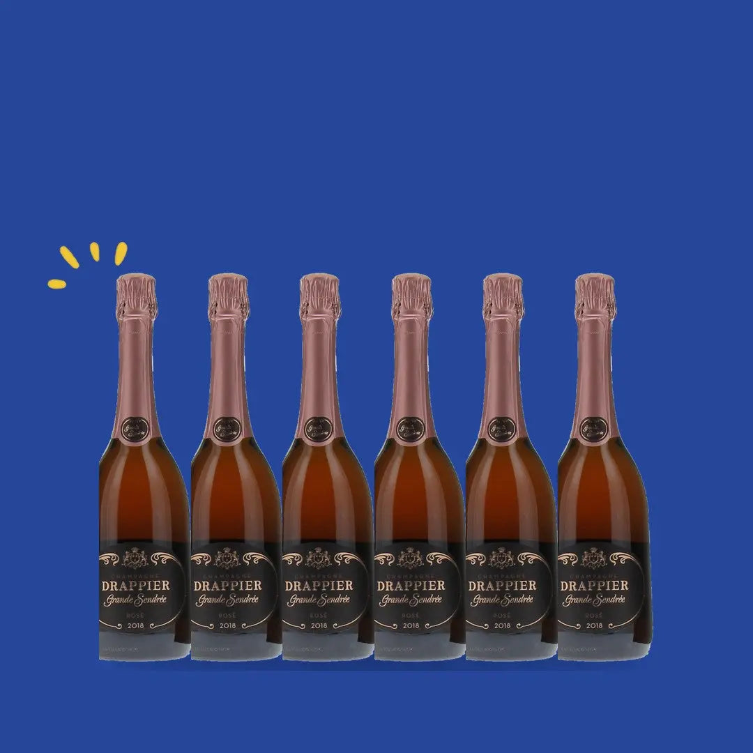 Carton de 6 bouteilles Drappier Grande Sendrée Rosé 2018