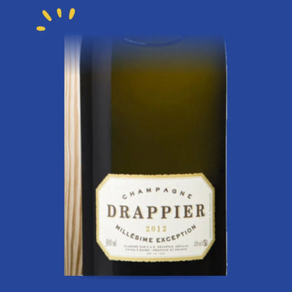 Étiquette du champagne Drappier Millésime Exception 2016 Jéroboam