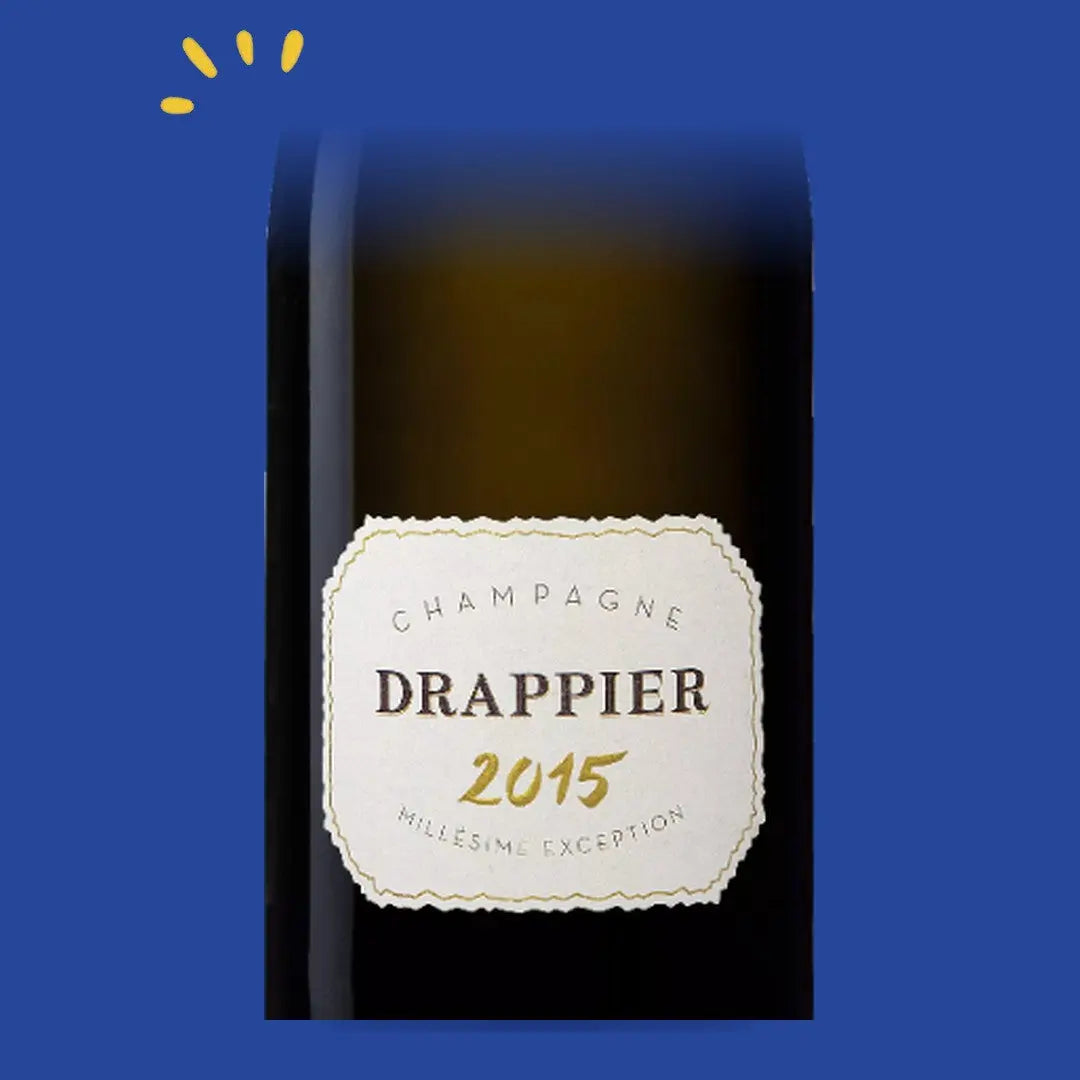 Étiquette du champagne Drappier Millésime Exception 2016 Magnum