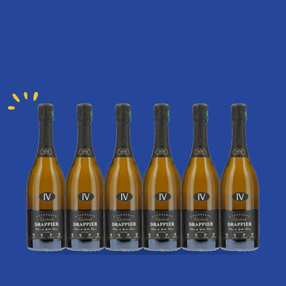 Carton de 6 bouteilles Drappier Quattuor, Blanc de Quatre Blancs