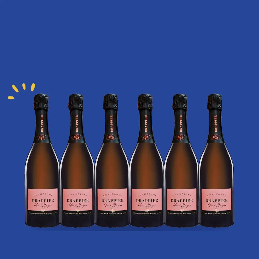 Carton de 6 bouteilles Drappier Rosé de Saignée