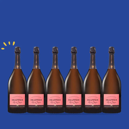 Carton de 6 bouteilles Drappier Rosé de Saignée Magnum