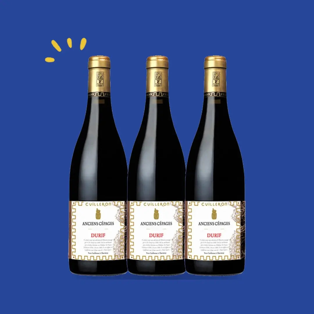 Lot de 3 bouteilles Durif Les Anciens Cépages 2017, Yves Cuilleron