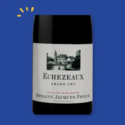 Étiquette Échezeaux Grand Cru, Domaine Jacques Prieur, Grand Vin de Bourgogne