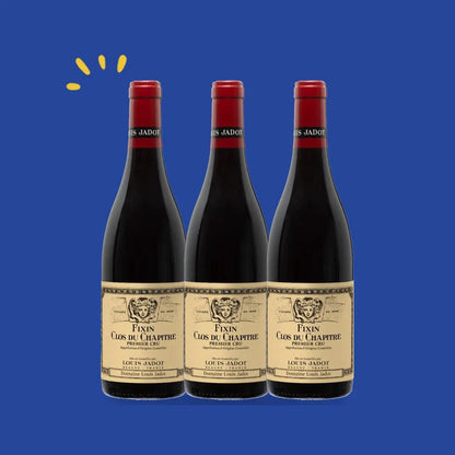 Lot de 3 bouteilles Fixin 1er Cru Clos du Chapitre 2023, Domaine Louis Jadot