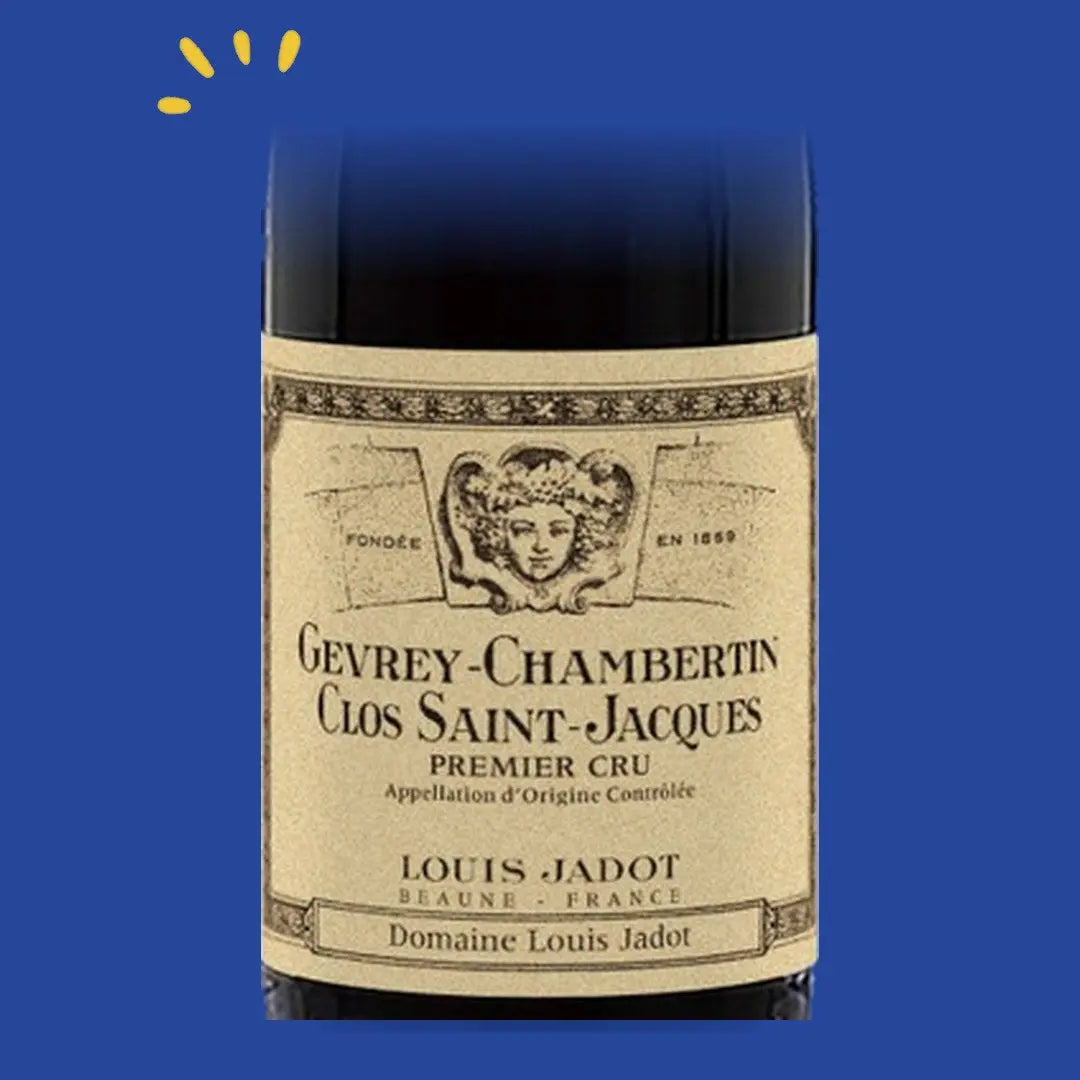 Étiquette Gevrey-Chambertin 1er Cru Clos Saint-Jacques 2022, Domaine Louis Jadot