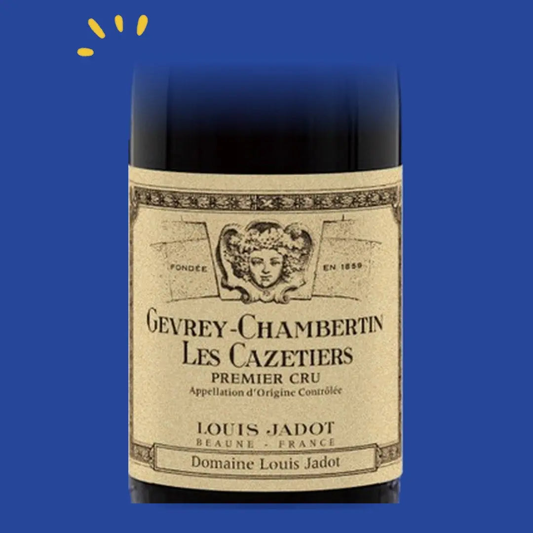 Étiquette Gevrey-Chambertin 1er Cru Les Cazetiers, Domaine Louis Jadot