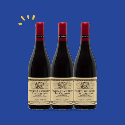 Lot de 3 bouteilles Gevrey-Chambertin 1er Cru Les Cazetiers, Domaine Louis Jadot