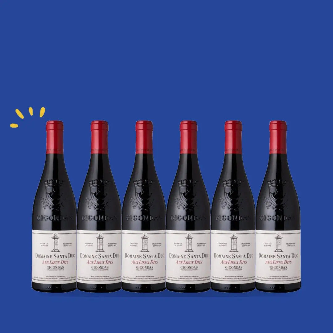 Carton de 6 bouteilles Gigondas Aux Lieux-Dits 2021, Santa Duc