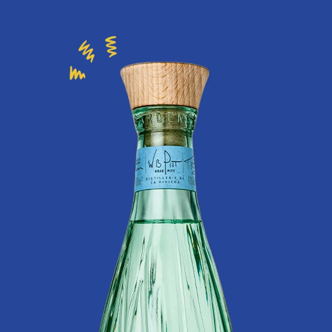 Bouchon en bois et col du gin The Gardener, signé Brad Pitt