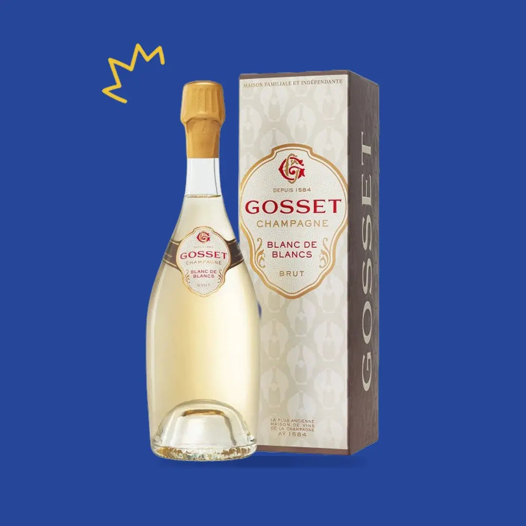 Gosset Blanc de Blancs, bouteille et étui