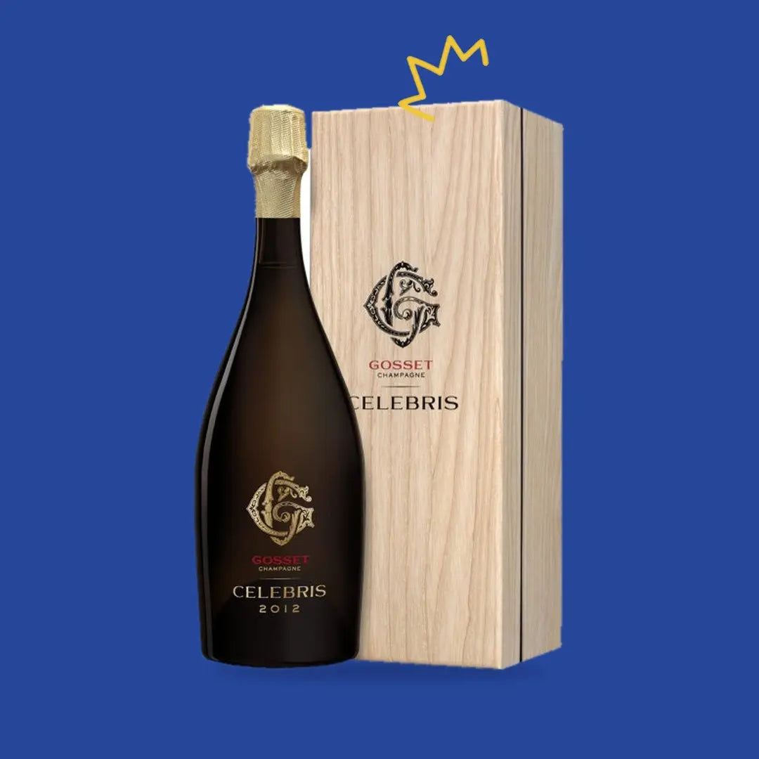 Gosset Celebris 2012 Extra Brut avec son coffret en bois