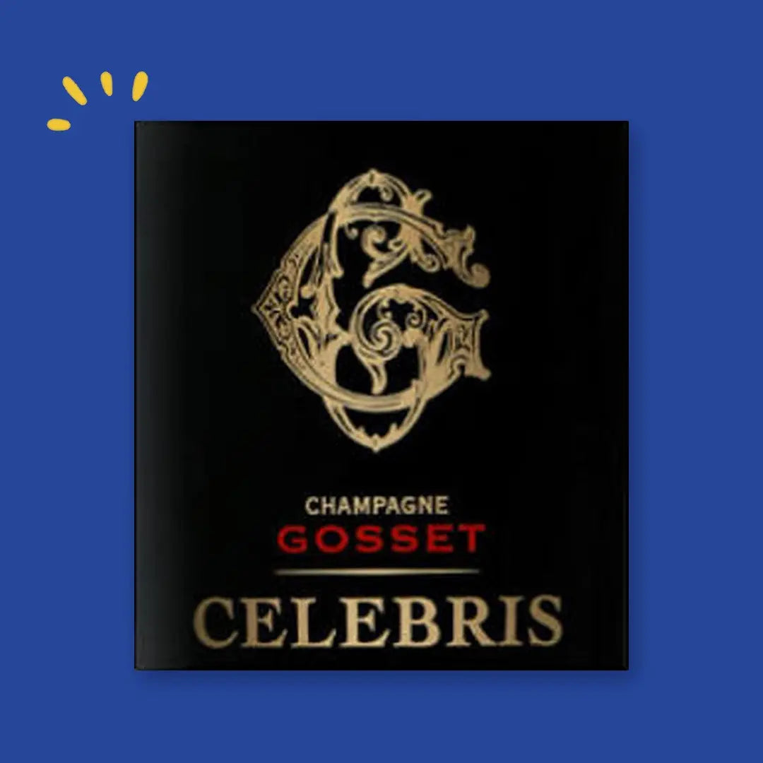 Étiquette Champagne Gosset Celebris, cuvée de prestige