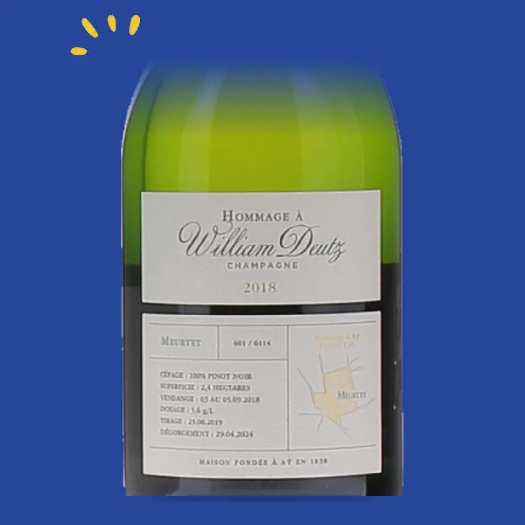 Étiquette Hommage à William Deutz Meurtet 2019