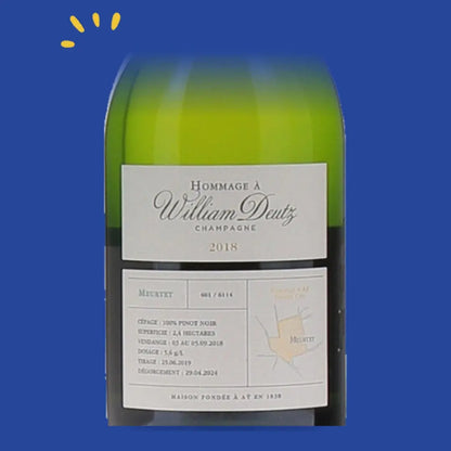 Étiquette Hommage à William Deutz Meurtet 2019