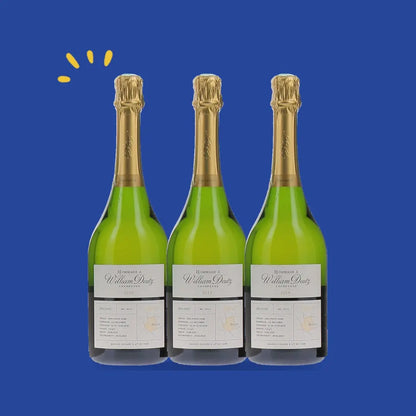 Lot de 3 bouteilles Hommage à William Deutz Meurtet 2019
