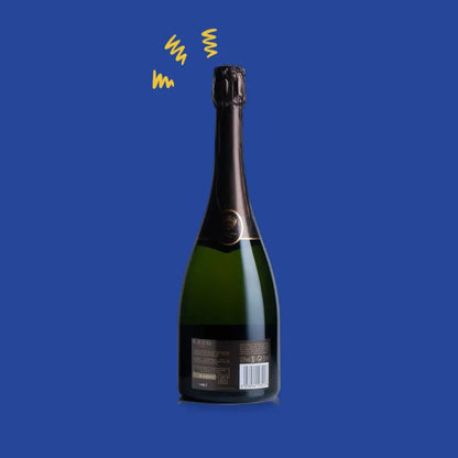 Krug 2008, dos de la bouteille et contre-étiquette
