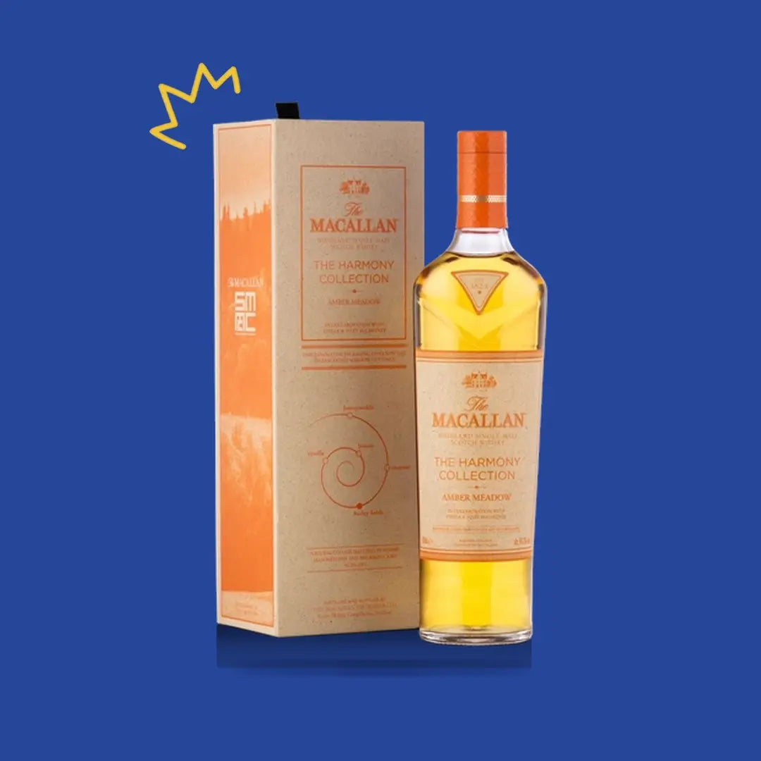 The Macallan Amber Meadow, bouteille et étui