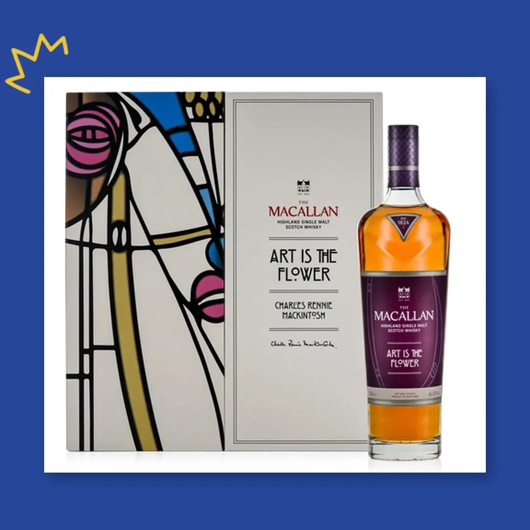 The Macallan Art is the Flower avec son coffret Charles Rennie Mackintosh
