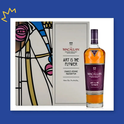The Macallan Art is the Flower avec son coffret Charles Rennie Mackintosh