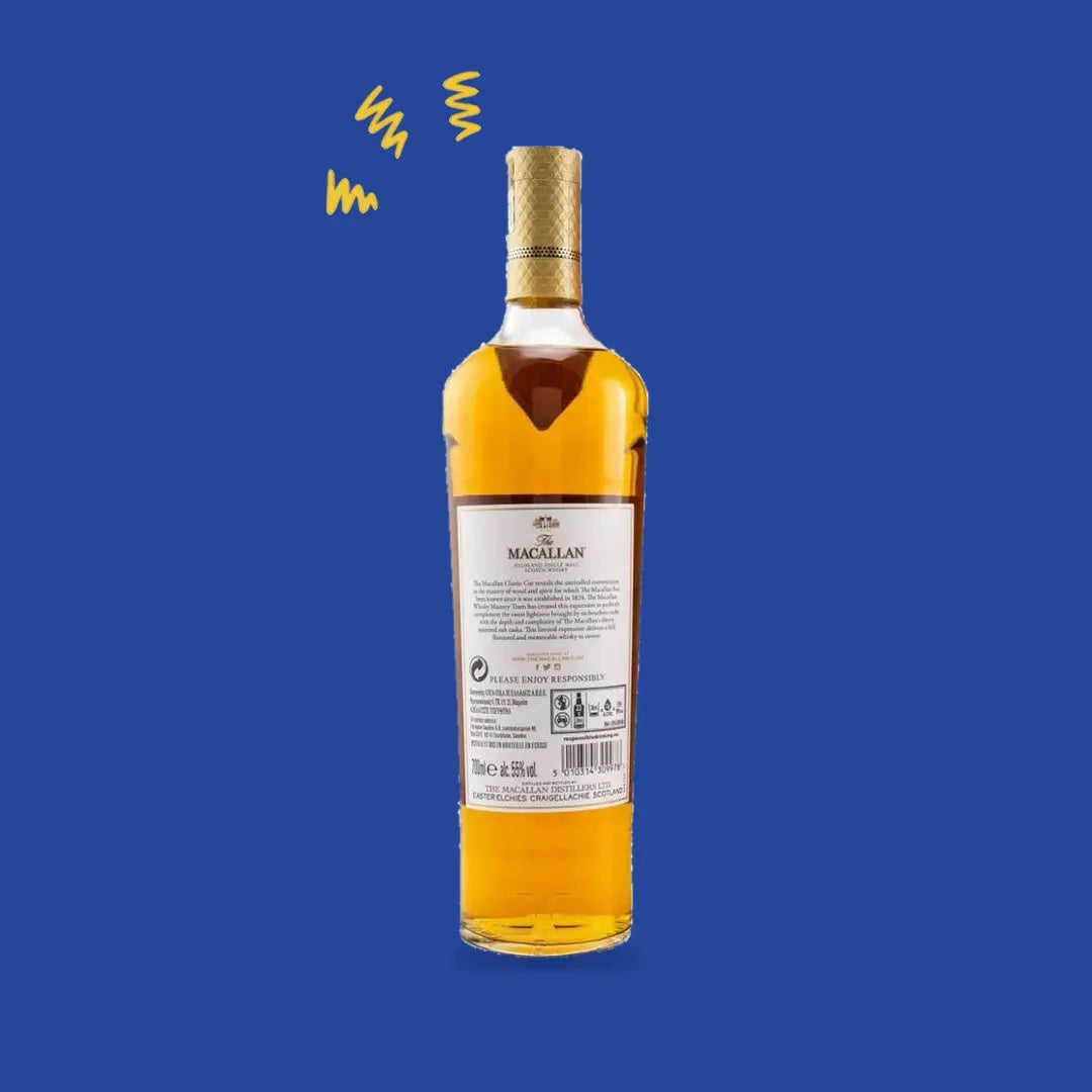 The Macallan Classic Cut 2020, dos de la bouteille