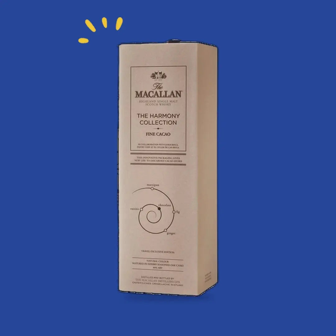 Étui The Macallan Fine Cacao en fèves de cacao recyclées