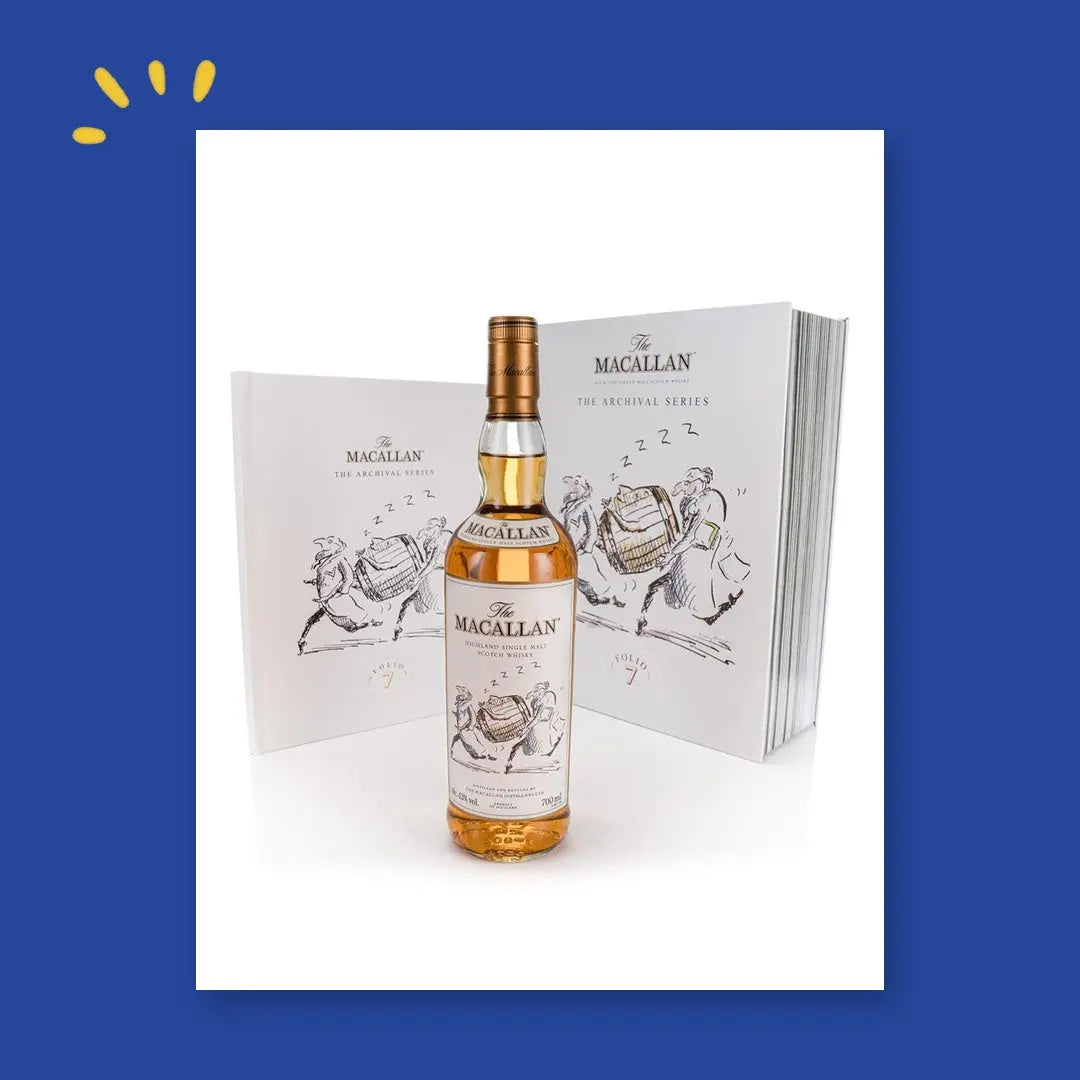 The Macallan Folio 7 avec ses livres Archival Series