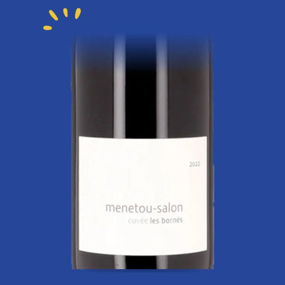 Étiquette Menetou-Salon rouge Les Bornés, Henry Pellé