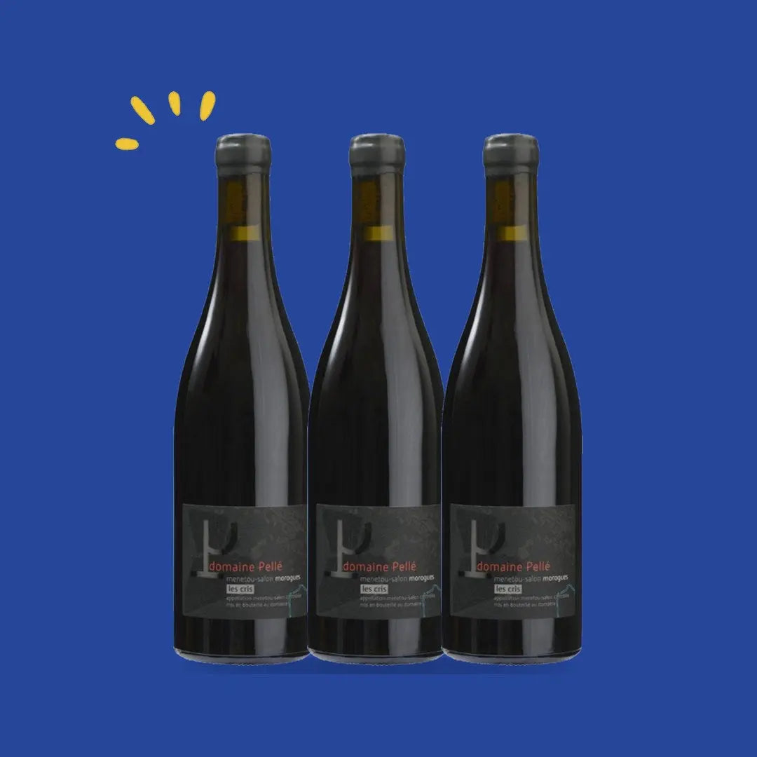 Lot de 3 bouteilles Menetou-Salon rouge Les Cris, Henry Pellé