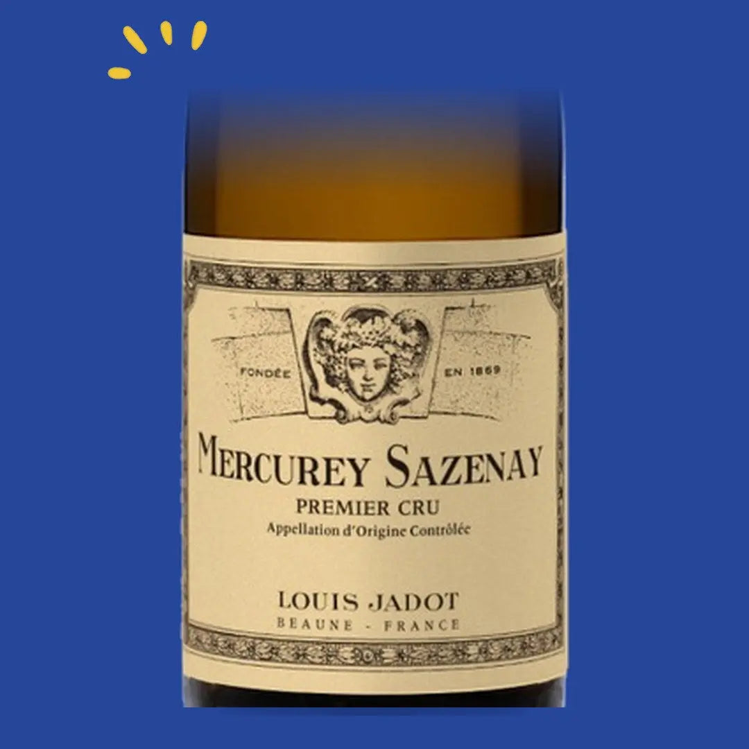 Étiquette Mercurey blanc 1er Cru Sazenay 2024, Louis Jadot