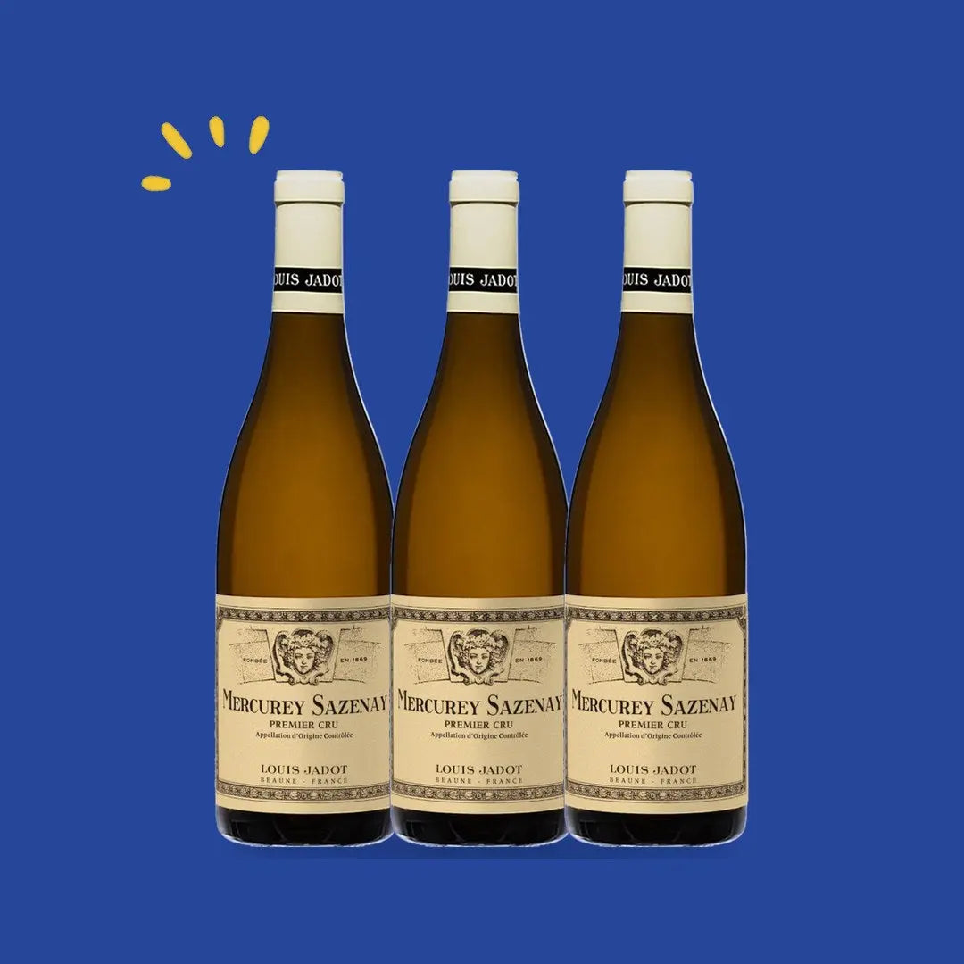Lot de 3 bouteilles Mercurey blanc 1er Cru Sazenay 2024, Louis Jadot