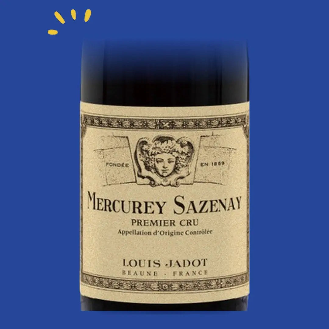 Étiquette Mercurey rouge 1er Cru Sazenay 2024, Louis Jadot