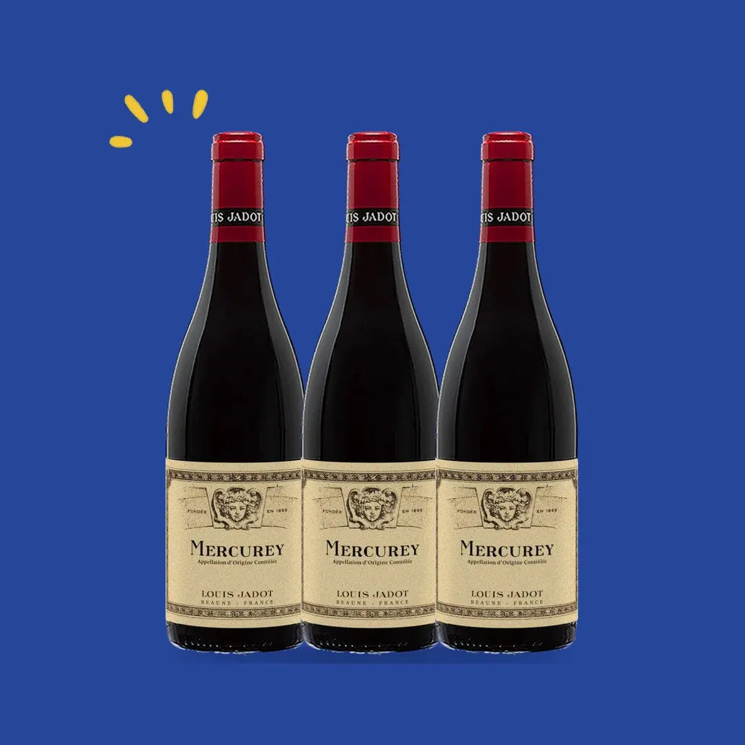Lot de 3 bouteilles Mercurey rouge, Louis Jadot