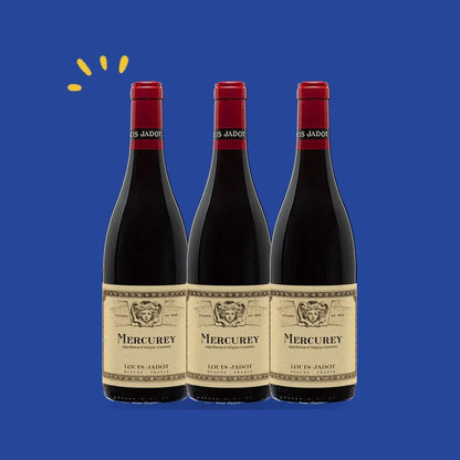 Lot de 3 bouteilles Mercurey rouge, Louis Jadot
